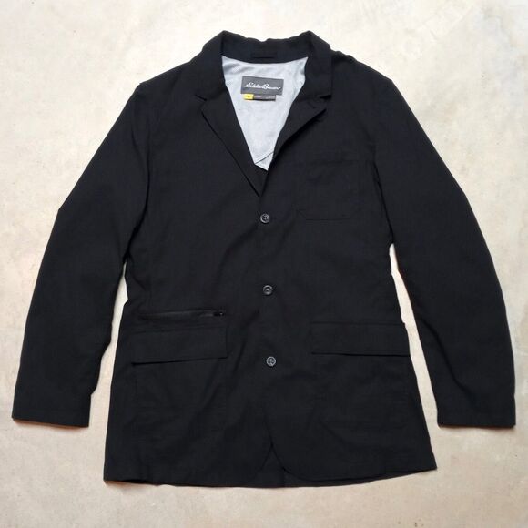 Eddie Bauer Travex Voyager Travel Jacket Sport Coat Stretch Blazer Men's  T48